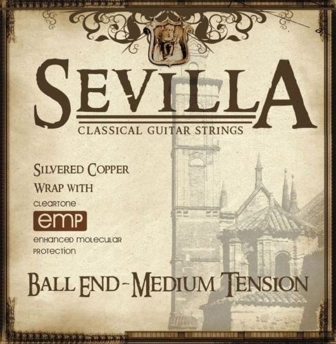 Cuerdas Sevilla De Nylon Medium Tension Ball End Recubiertas