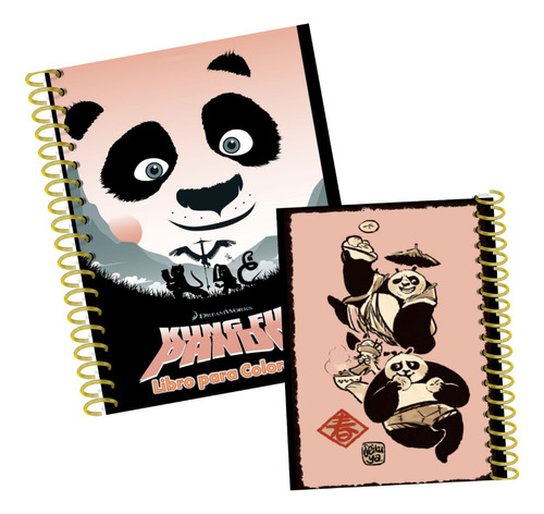 Libro Para Colorear Kung Fu Panda