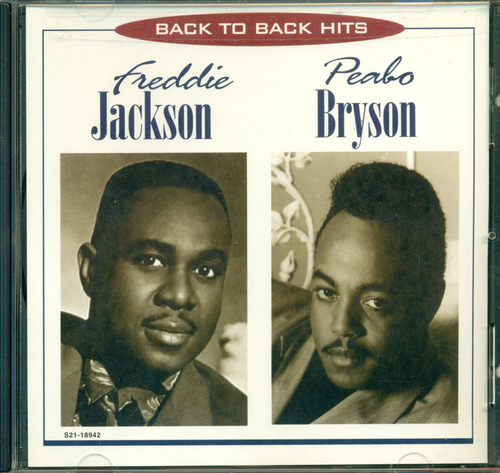 Cd. Freddie Jackson , Peabo Bryson / Back To Back Hits