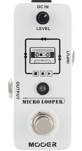 Pedal Guitarra Micro Looper Mooer Mlp1 True Bypass