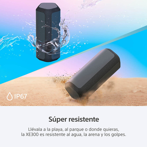 Parlante Bluetooth Portatil Sony Srs-xe300 Inalambrico Color Negro