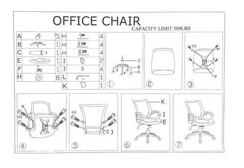 Imagen 6 de 8 de Sillon Ejecutivo Silla Oficina Pc Escritorio Regulable Air