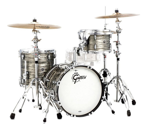 Bateria Gretsch Brooklyn Usa Grey Oyster 3 Cuerpos