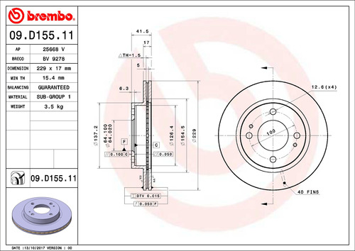 2 Discos De Freno Delanteros Mitsubishi Mirage 2015 1.2l