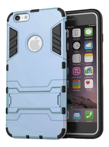 Funda Iron Uso Rudo Compatible Para iPhone 5 Y Cristal Plano