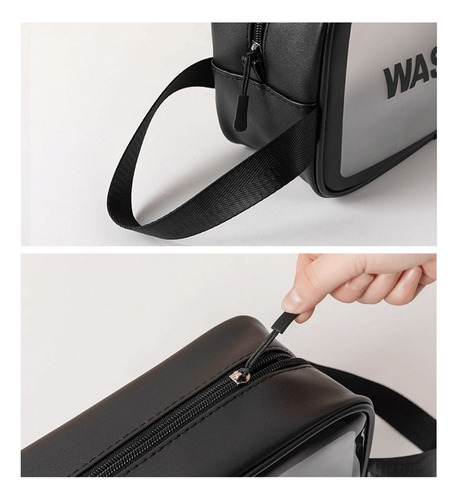 Neceser Bolsas Portátil De Maquillaje Transparente 2 Pcs