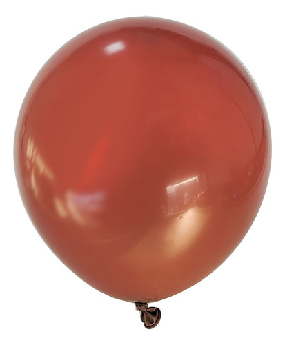 Globos Latex 12 Unidades 30 Cm R12 Café