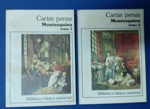 Montesquieu / Cartas Persas 2 Tomos Bb Universal 219/20