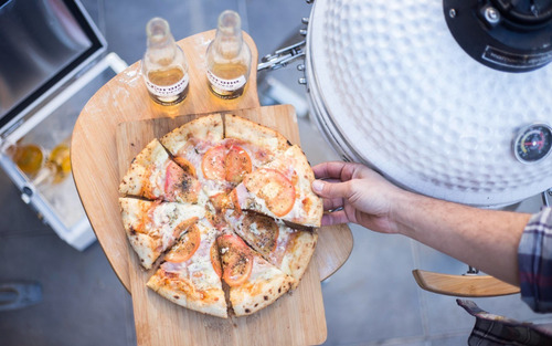Imagen 5 de 8 de Piedra Para Pizza Accesorio Kamado Argentino Porteño 18