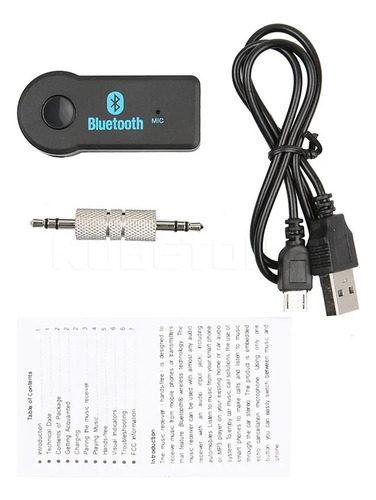 Adaptador Auto Receptor De Música Bluetooth Manos Libres