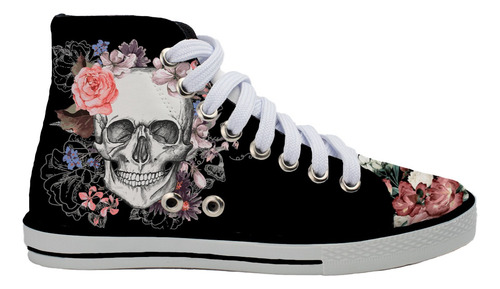Sneakers Botín Calavera Unisex