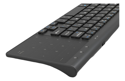 Teclado Inalámbrico Slim Con Touchpad Android Windows Tv Box