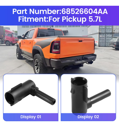 Manguera Air Assembly 68526604aa Con Clip De Codo