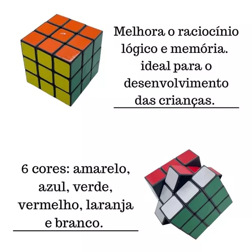 Cubo Mágico 3x3x3 Profissional Clássico Original