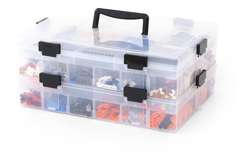 Caja Maleta Para Guardar Legos, Hasta 118 Compartimentos.