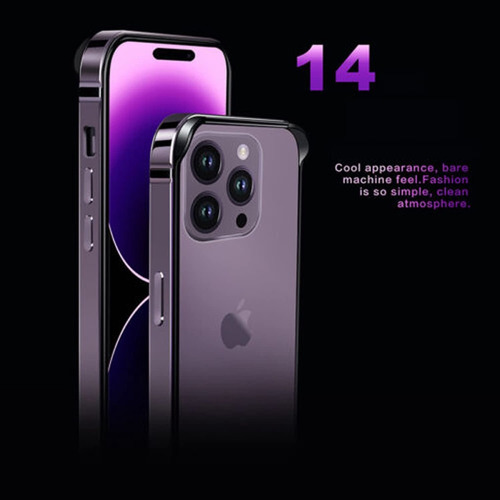 Funda Marco Metálico Para iPhone 15 Pro Max 14 13 12 11