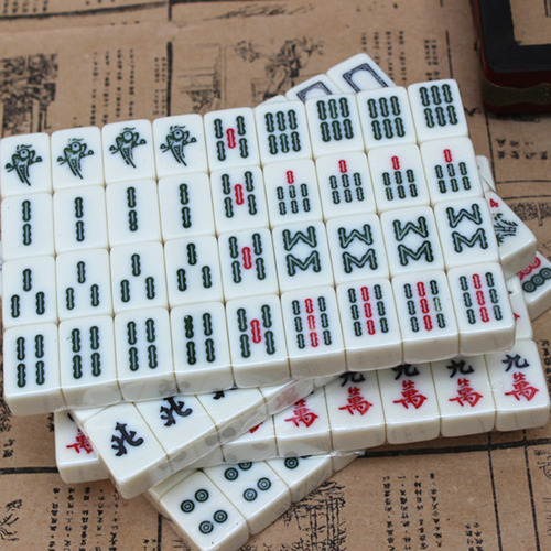 Juego De Mahjong Portatil Juego De Mesa Chino De 144 Piezas Mercado Libre