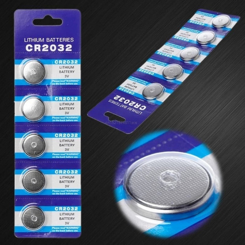 5x Pilas Micro Litio Bateria Boton Cr2032 3v