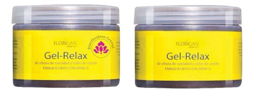 2 Piezas Gel Relajante Gel-relax Víbora De Cascabel 350grs.