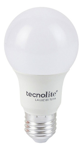 Pack 3 Focos Led A19 8,5w 100-240v 6500k Tecnolite 