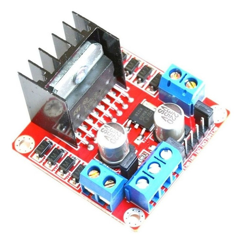 Driver Ponte H 2 Canais L298n Motor Dc Ou Passo Para Arduino