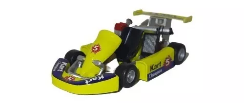 Miniatura Kart Champion Corrida Metal Amarelo 1:18 em Promoção na Americanas