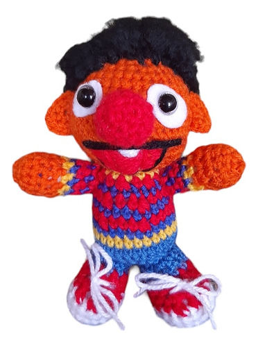 Muñeco Amigurumi Enrique 100% Hecho A Mano Crochet