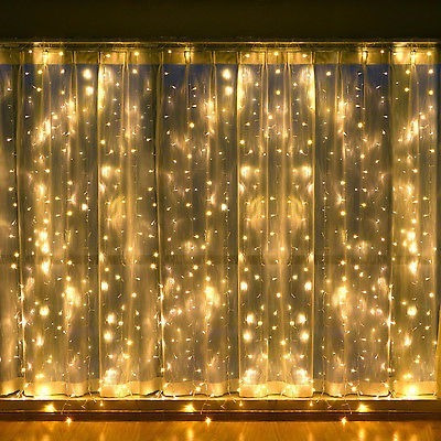Guirnalda Luz Calida Lamparas Led 9mts Bodas Shows Eventos