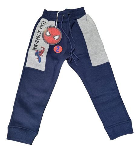 Jogging Pantalon Niños Spiderman Avengers Lic. Ofic. Marvel