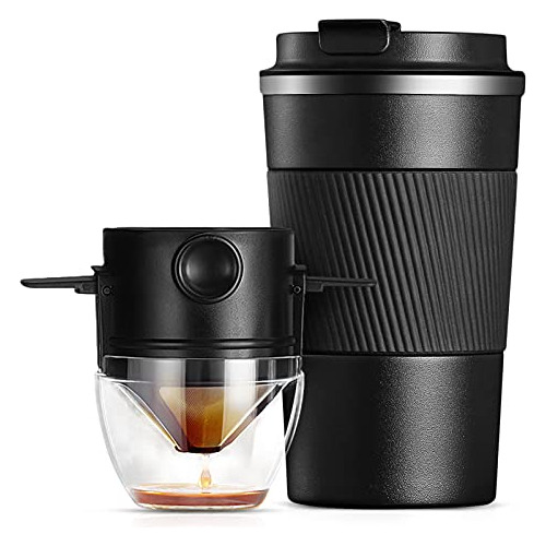 Taza Viaje Portátil Con Filtro Reutilizable