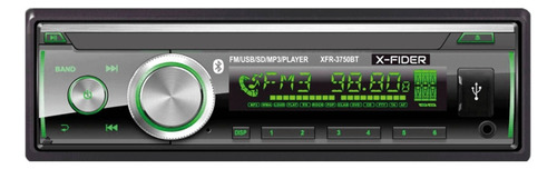 Radio para carro X-Fider XFR-3750 BT con USB, bluetooth y lector de tarjeta SD