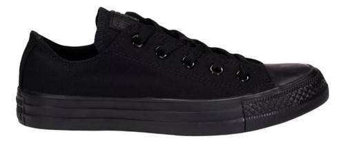 Tenis Converse All Star Chuck Taylor Low Top color black monochrome - adulto 4 US