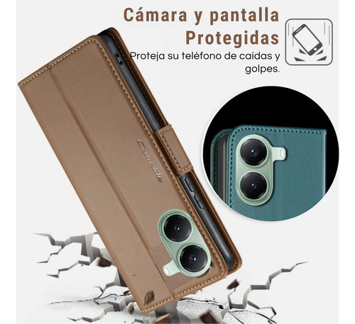 Funda Para Poco X7 Pro 5g Tarjetero Cartera Caseme 23