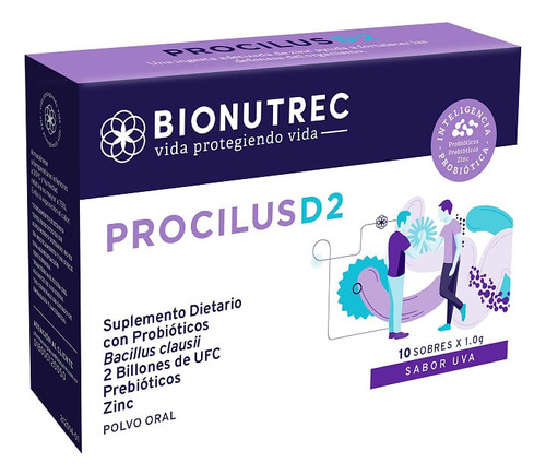 Probioticos Procilus D2 Suspension Dietario X 10und