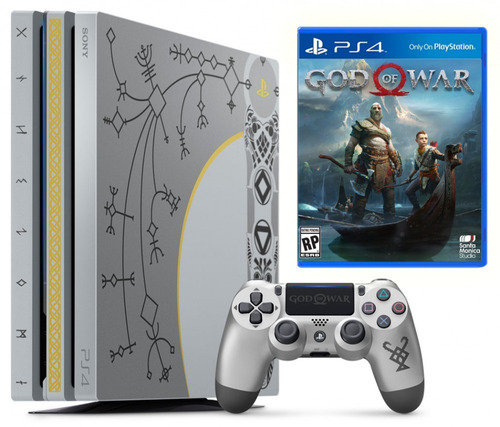 Sony PlayStation 4 Pro CUH-71 1TB God of War: Limited Edition Bundle color  leviathan gray