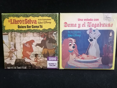 Libro Selva/dama Vagabundo - Carretes Para Proyector Súper 8