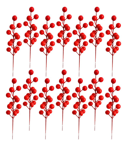 V Centros De Mesa Navideños, Guarnición De Frutos Rojos, 20