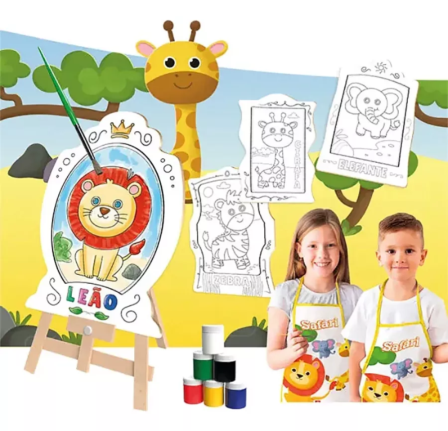 Terceira imagem para pesquisa de kit pintura infantil