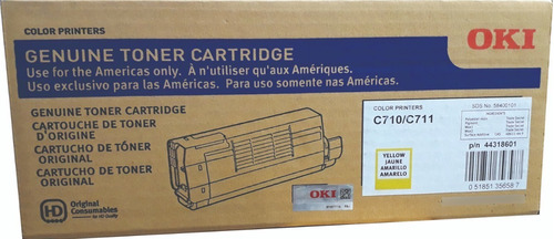 Cartucho Toner Original Oki C710/c711