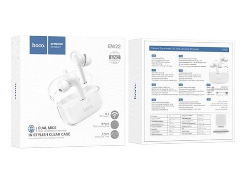 Imagen 5 de 5 de Hoco Ew43 Audifonos In Ear Bluetooth 5.3