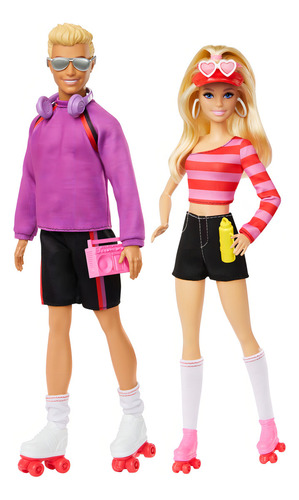 Barbie Muñecos Barbie Y Ken En Patines 65 Aniversario