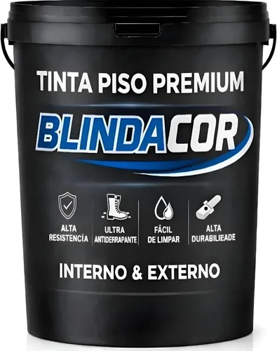 Blindacor Tinta Piso Borracha 18kg Antiderrapante Impermeável S/cheir
