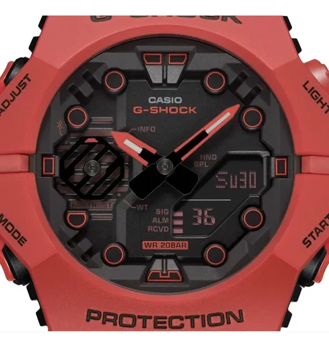 G Shock Ga B001 1adr Original Bluetooth Rojo Carbono
