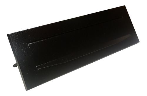 Pack 2 Frente Boca Buzón Chapa Esmaltada Tapa Puerta 28x9cm