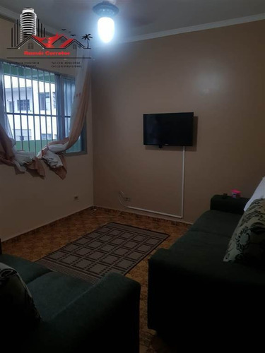 Imagem 9 de 10 de Apartamento À Venda No Primeiro Andar Com 1 Dormitório Na Vila Guilhermina Em Praia Gande Sp. - Rrc145