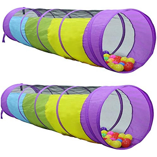 Kiddey Tunel De Juego Multicolor Para Ninos (6 Pies)  Gatea