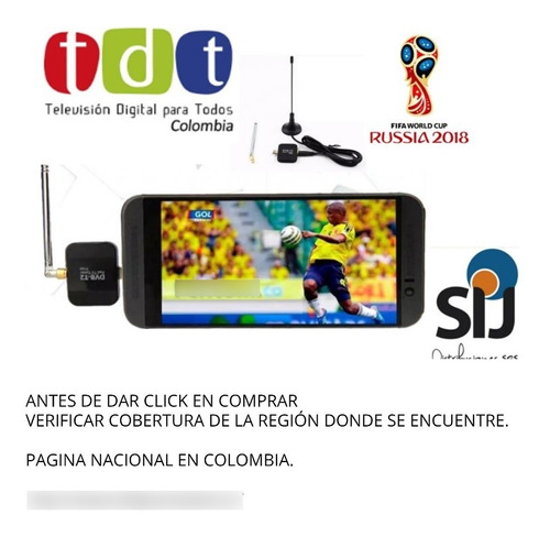 Tdt Para Celular Tv Digital Dvb-t2 Para Android Otg Usb