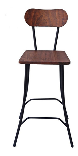 Banco Ouzo Asiento Cuadrado Respaldo En Madera Marca Durex