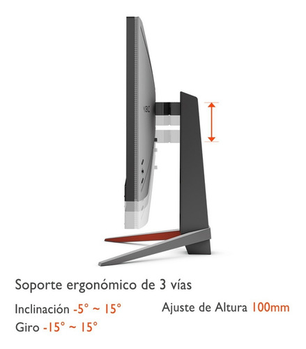Monitor Gamer 165hz Benq Mobiuz Ex2710q Con Hdri Freesync Color Negro/Gris