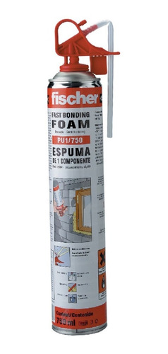 Cartucho De Espuma De 750 Ml Poliuretano Expandido Fischer